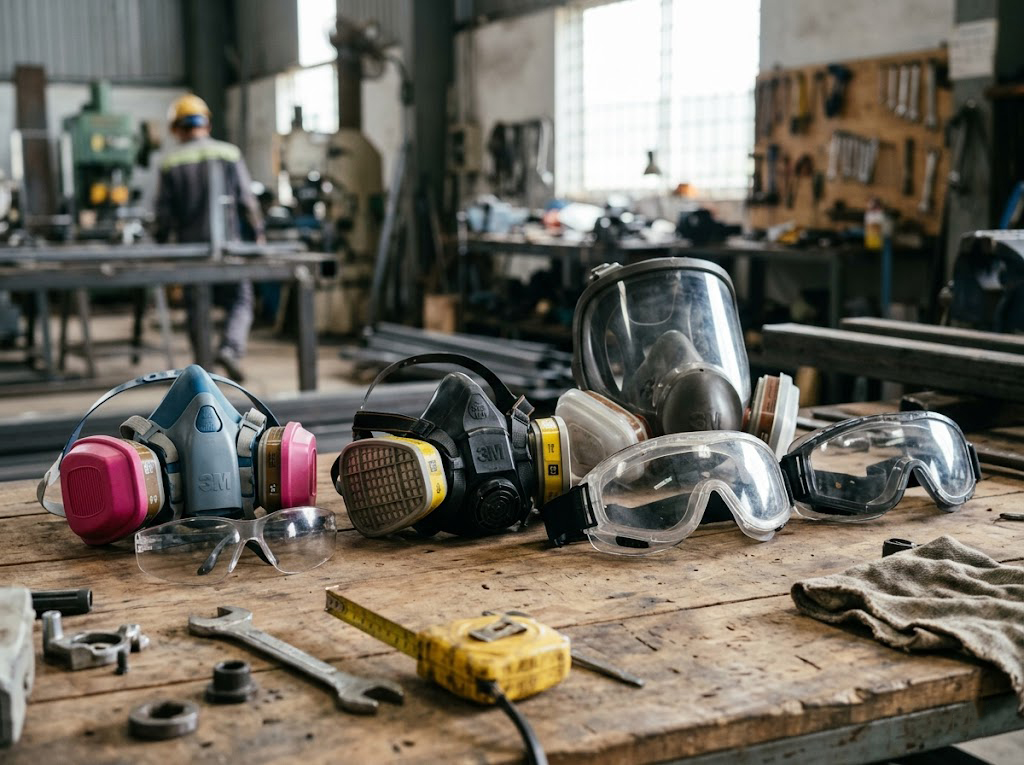 Mặt nạ và kính bảo hộ lao động